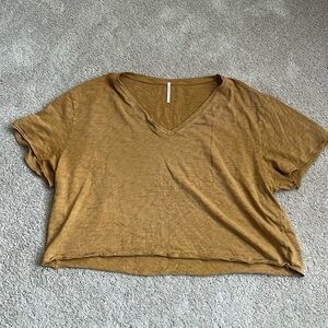 Gold/Mustard Crop Top